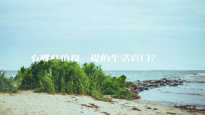 有哪些值得一提的生活窍门？